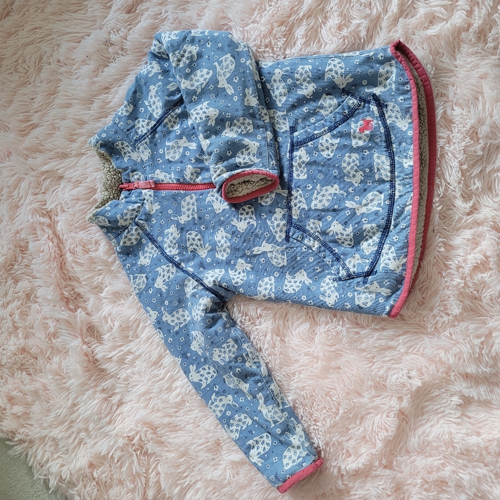 Mini Boden Reversible Fleece Jacket
